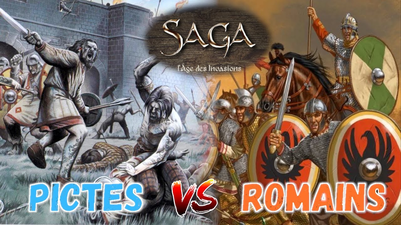 SAGA l'Age des invasions - Rapport de bataille - Pictes VS Romains (feat @TaGueuleOnJoue )