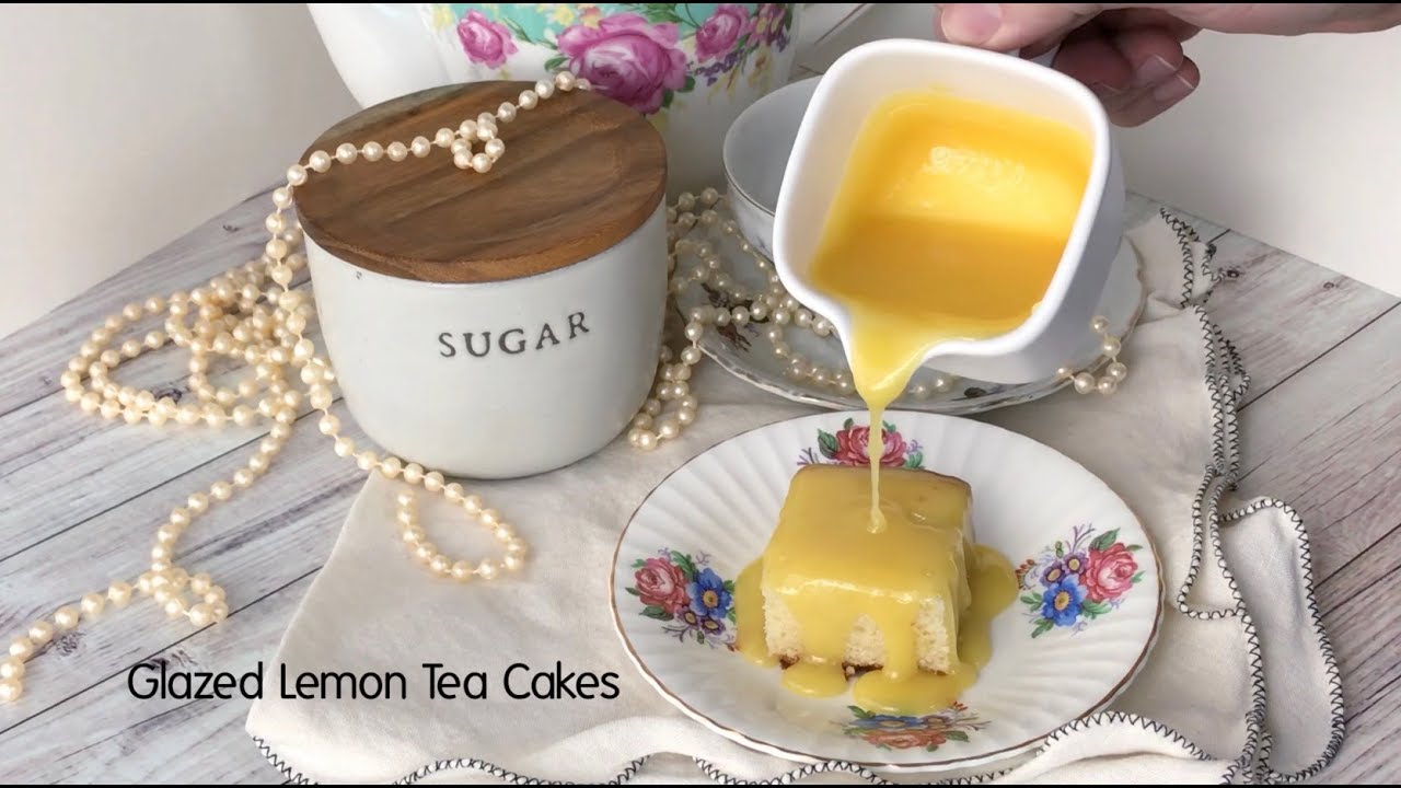 Glazed Lemon Tea Cakes Recipe