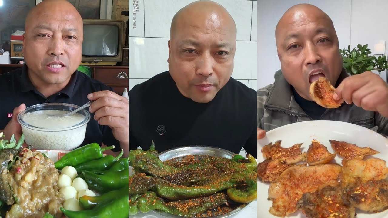 YUMMY/Challenge Eating Pork 🤤 Meat 🥓 Noodle 🍜😋, Friend Fish 🍗 chicken #pork #porkchilly #delicious 