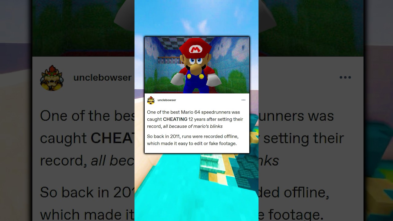 Nintendo Tumblr | M64 Speedrunner поймали на читерстве 😮
