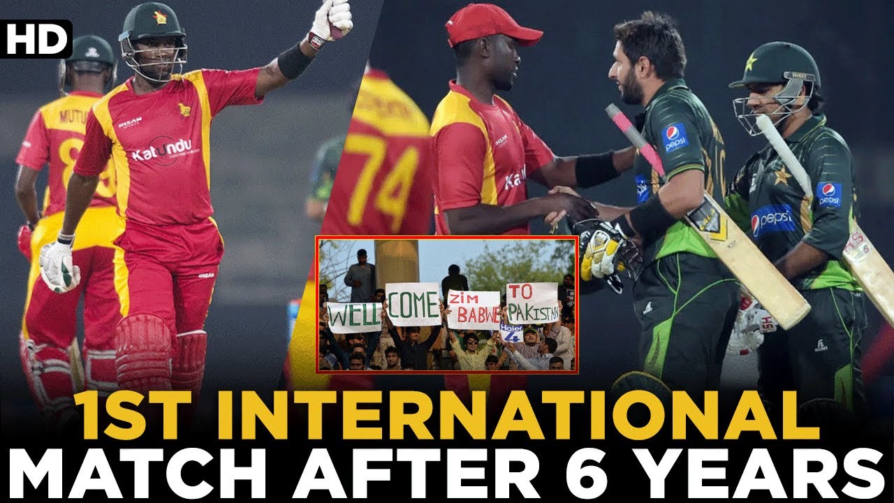 1st International Cricket Match in Pakistan After 6 Years | Pakistan vs Zimbabwe | PCB | MA2L
