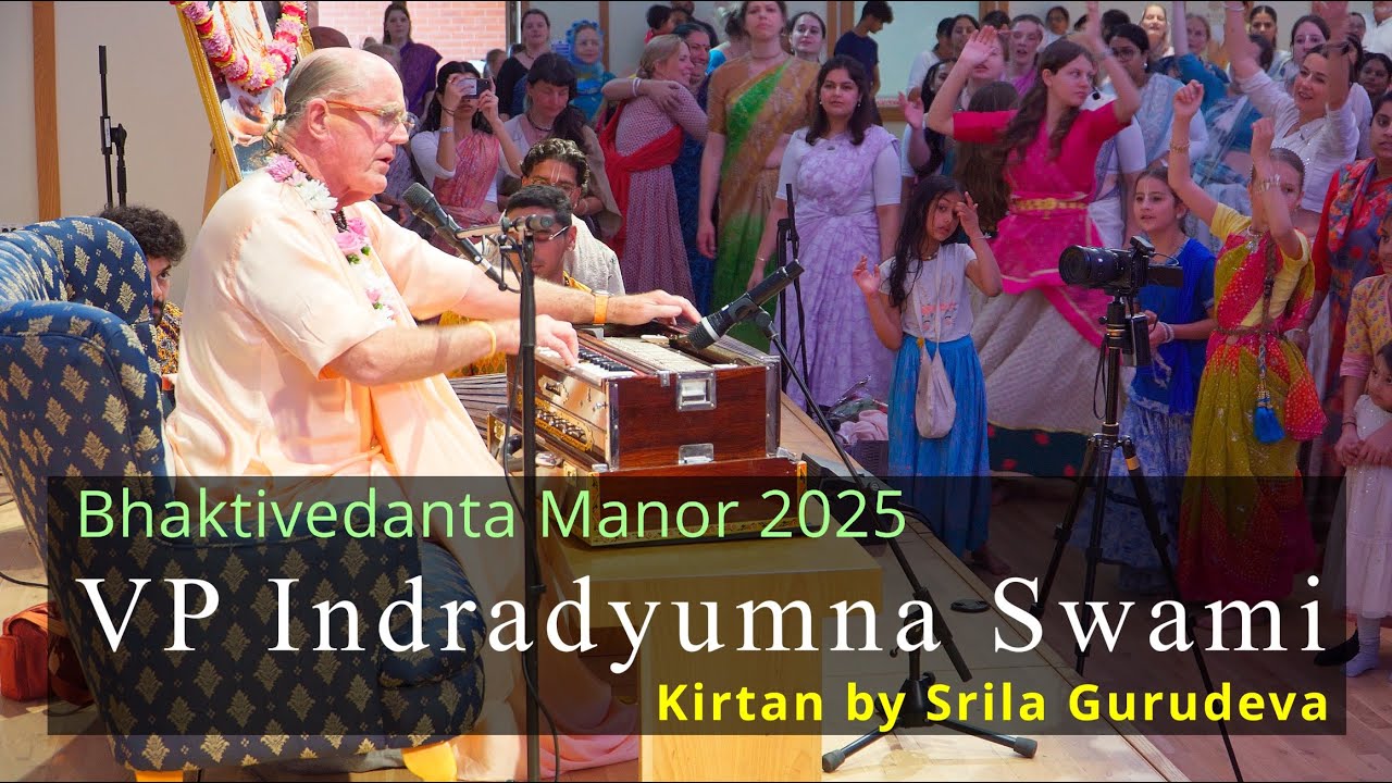 Indradyumna Swami Kirtan – Vyasa Puja 2025 | Bhaktivedanta Manor | Hare Krishna Maha Mantra