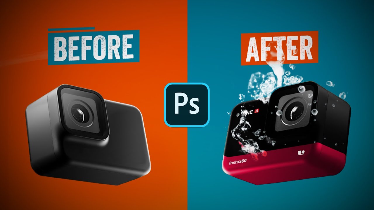 TURN a HERO8 into INSTA360 ONE R | in PHOTOSHOP