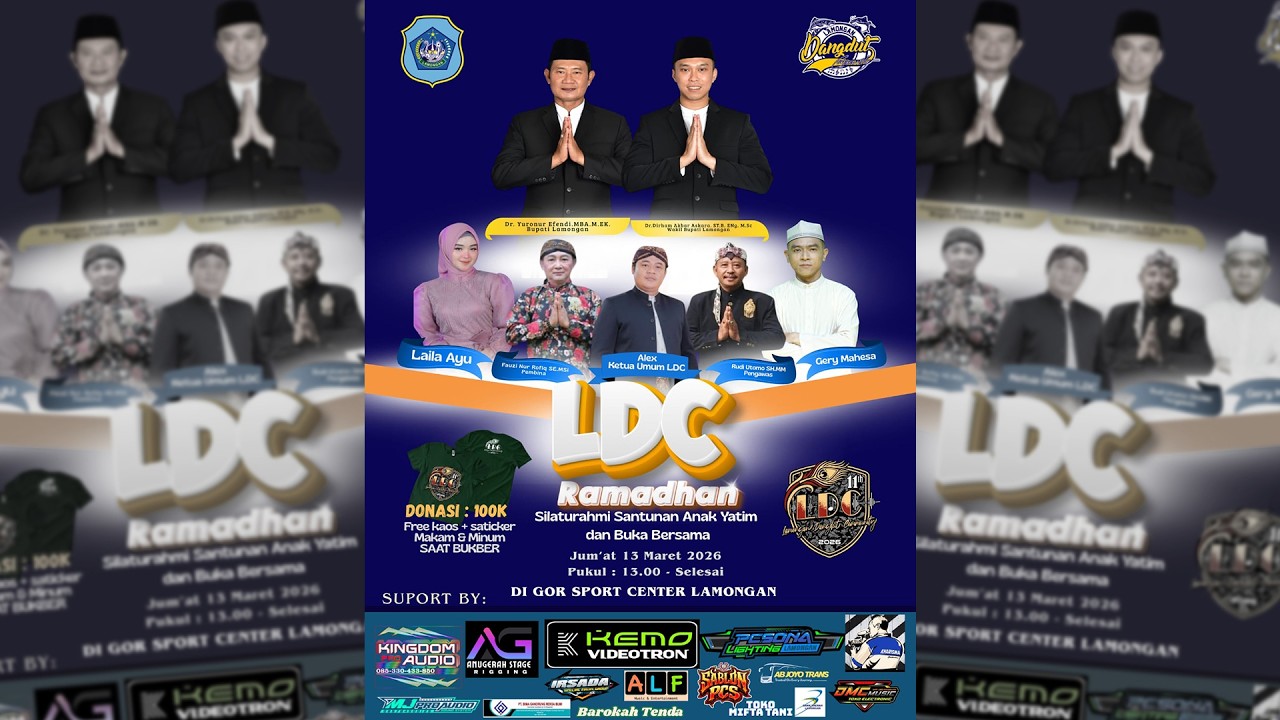 LDC RAMADHAN 2026 SILATURAHMI, SANTUNAN ANAK YATIM & BUKA BERSAMA