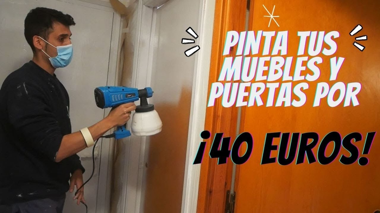 PINTA TUS PUERTAS Y MUEBLES POR 40 EUROS CON ESTA PISTOLA ELECTRICA