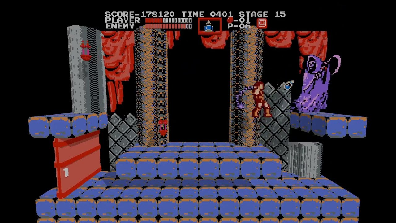 [TAS] [3dSen Maker] NES Castlevania by Challenger in 10:18.91