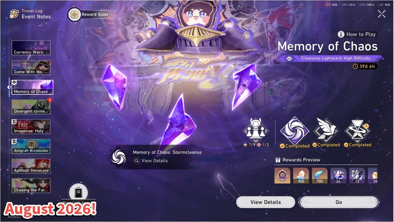 FULL CLEAR! Memory of Chaos: Stormcleanse Guide | Honkai: Star Rail 4.4 (August 2026)