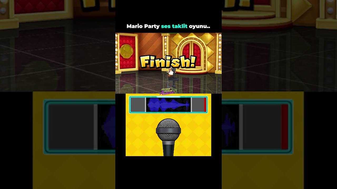 Mario Party ses taklit etme oyunu..