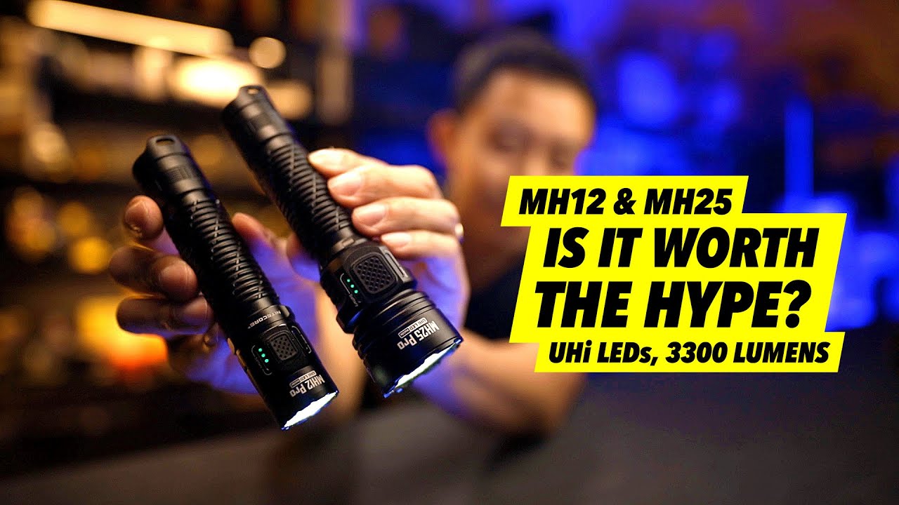 Czy warto? Nitecore MH12 PRO i MH25 PRO (3300 lumen&oacute;w)