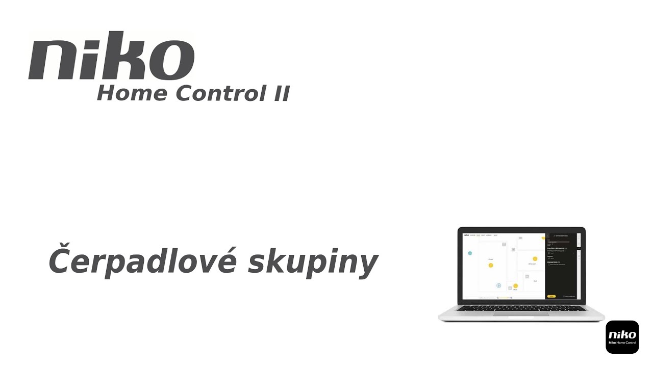 Niko Home Control II - Ako naprogramovať čerpadlové skupiny