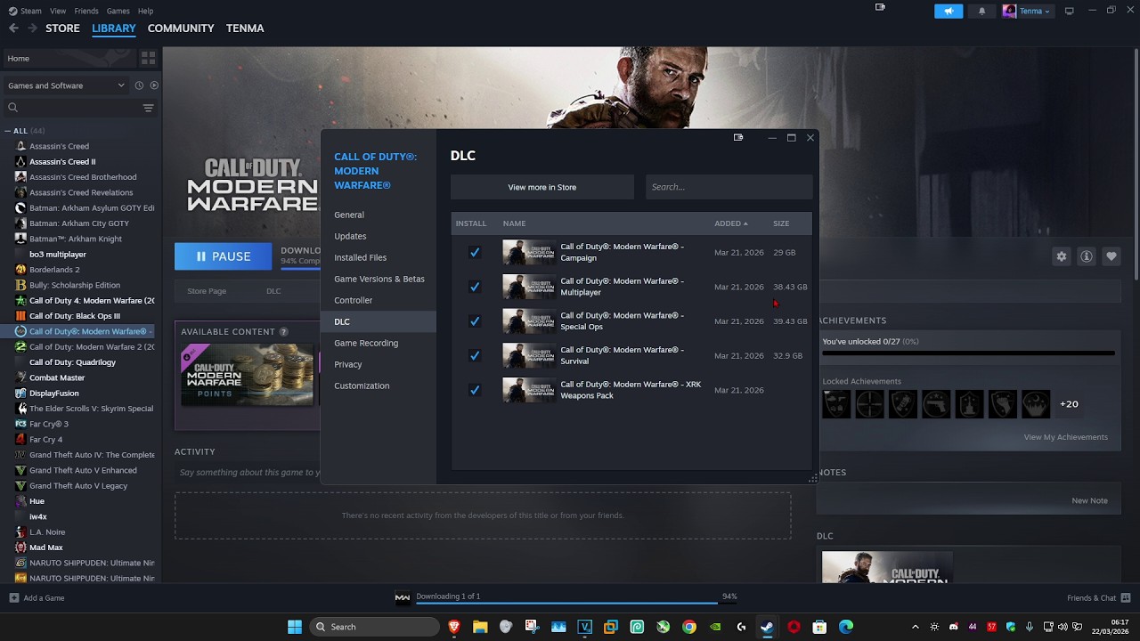 How To ONLY Install Call of Duty Modern Warfare Multiplayer or Campaign, Special Ops or Survival