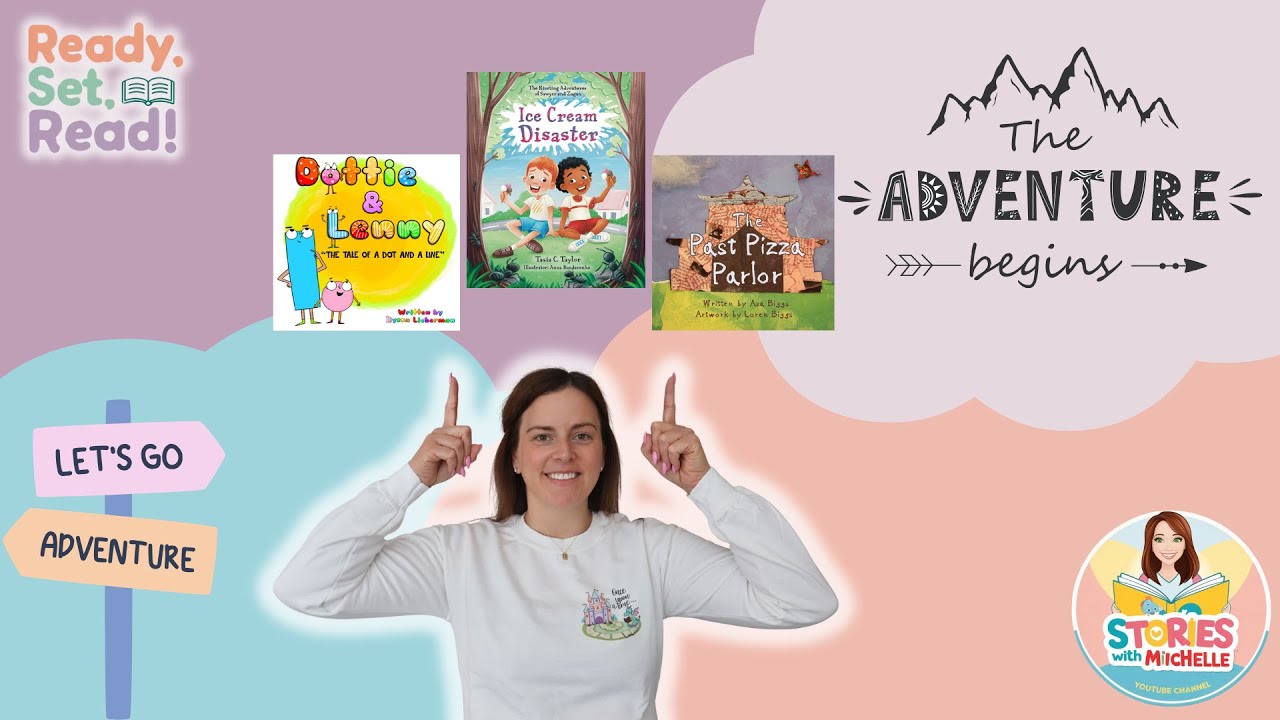 🎒🍕🍦Adventurous Reads Ahead! | Stories with Michelle