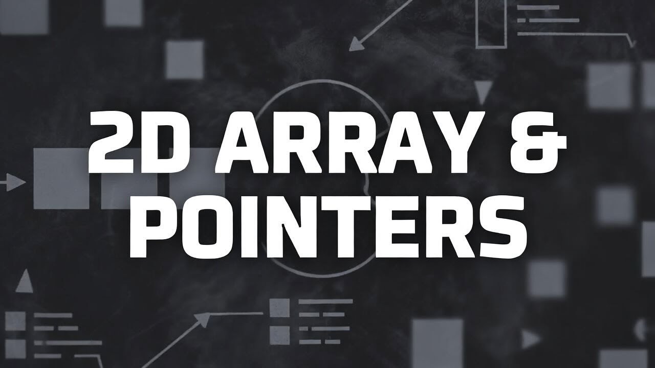 #14 2D Array & Pointers Explained in Hindi | C Language | Row & Column Logic Made Easy
