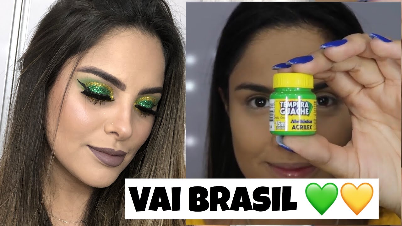 Make COPA DO MUNDO com TINTA GUACHE