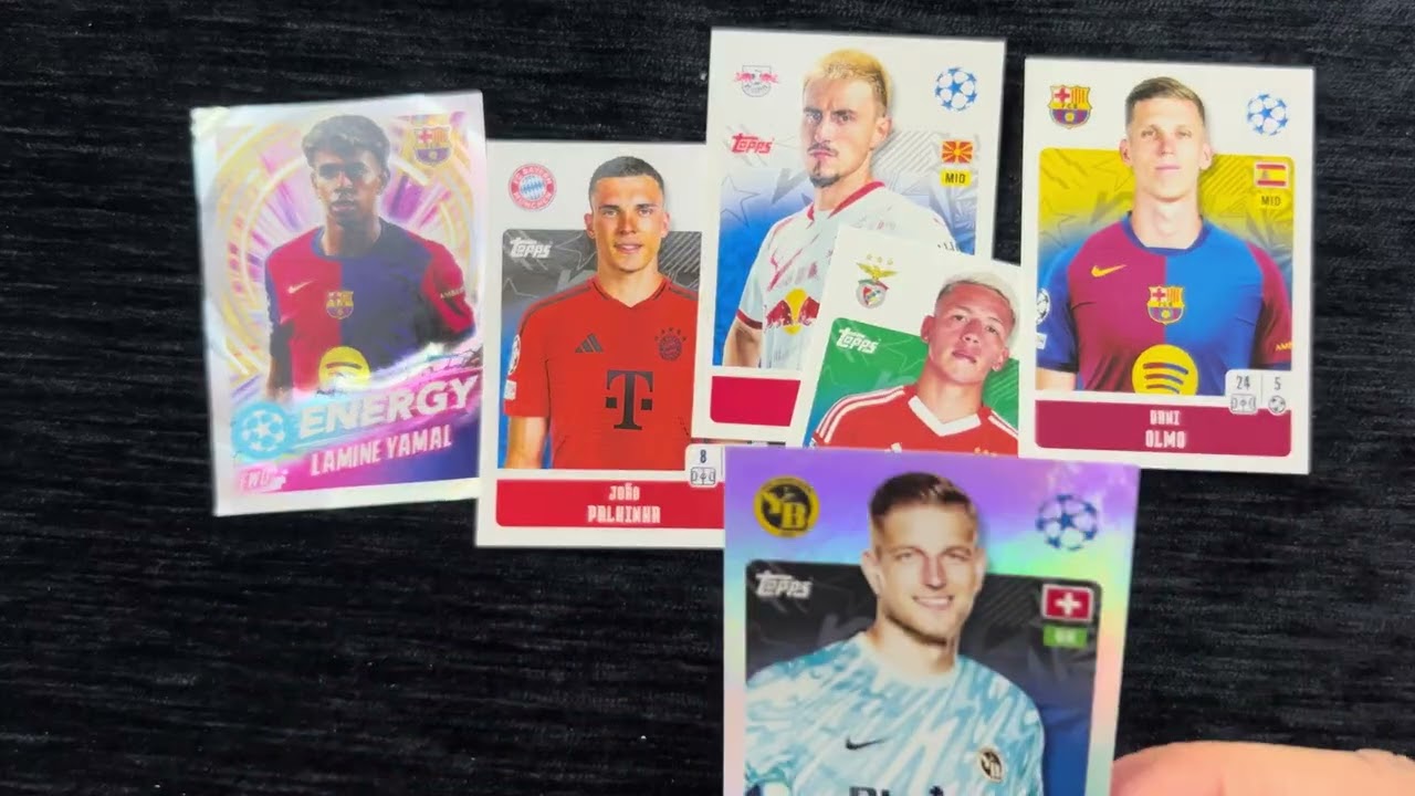 UEFA Champions League 2024-25 Stickers Parallels Series  Part 23