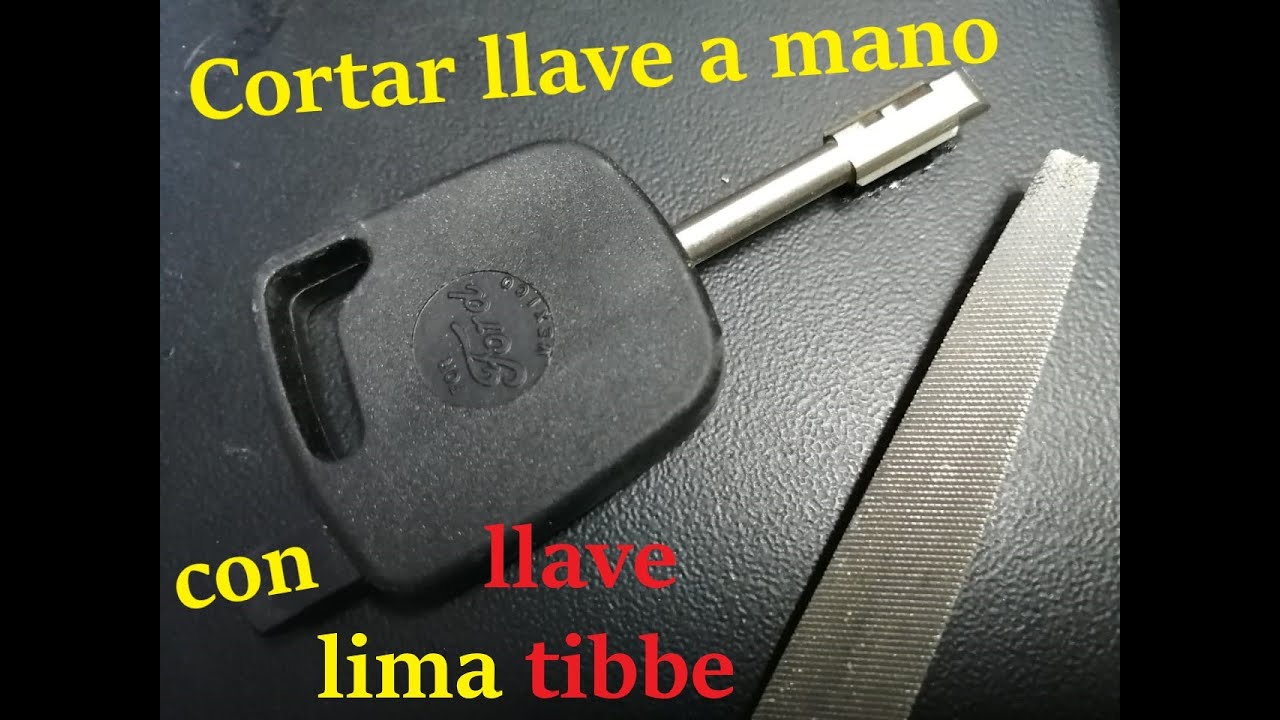 Como hacer llave tibbe abloy a mano