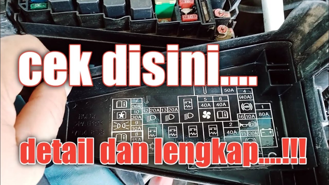 Sekring Honda Jazz Gd3 |  Letak dan detail fungsinya