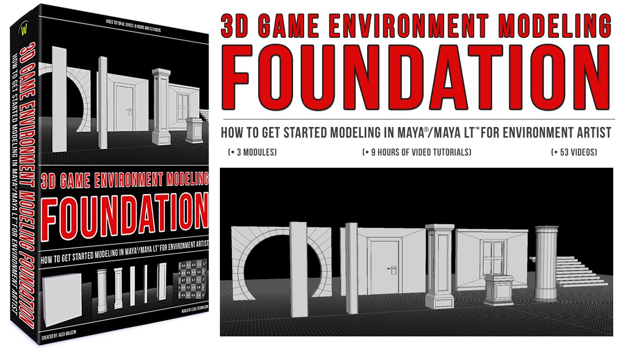 3D Game Environment Modeling/UVing Foundation with Maya LT/Maya - Intro Trailer/What You Will Learn