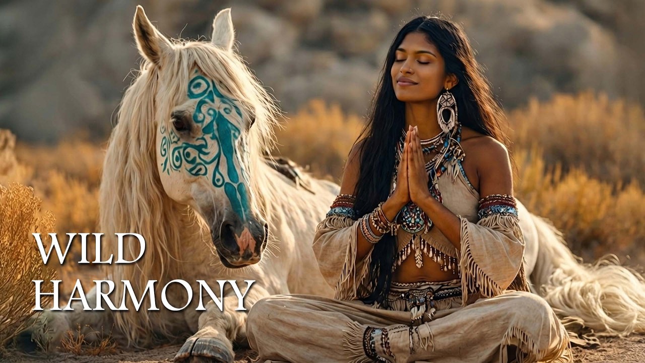 Wild Harmony | Spiritual Calm with Horse Companionship & Native American Flute Music
