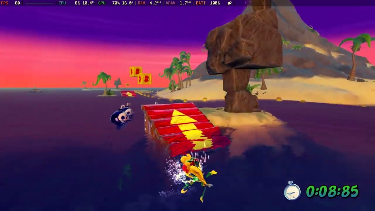 Crash 3 - Hot Coco 11:55 - Beating TooneySA & WumpaLewis