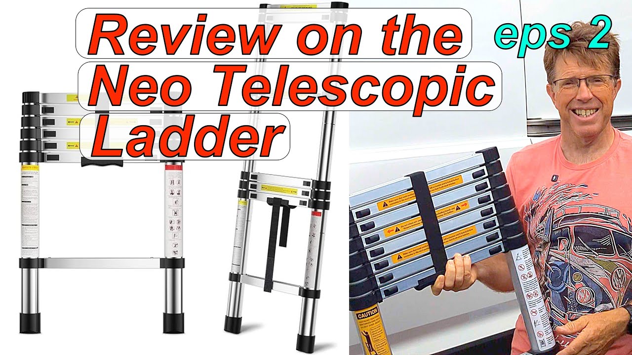 Neo Extendable Telescopic Ladder Multi-Purpose.  Telescopic 2.9m Ladder for my Camper Van