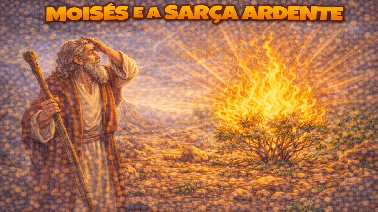 MOISÉS E A SARÇA ARDENTE...