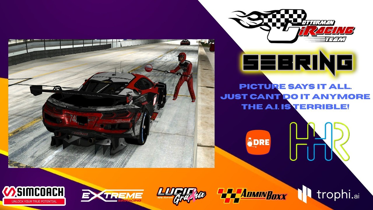 iRacing - Happy Hour Racing - Sebring - Corvette Z06