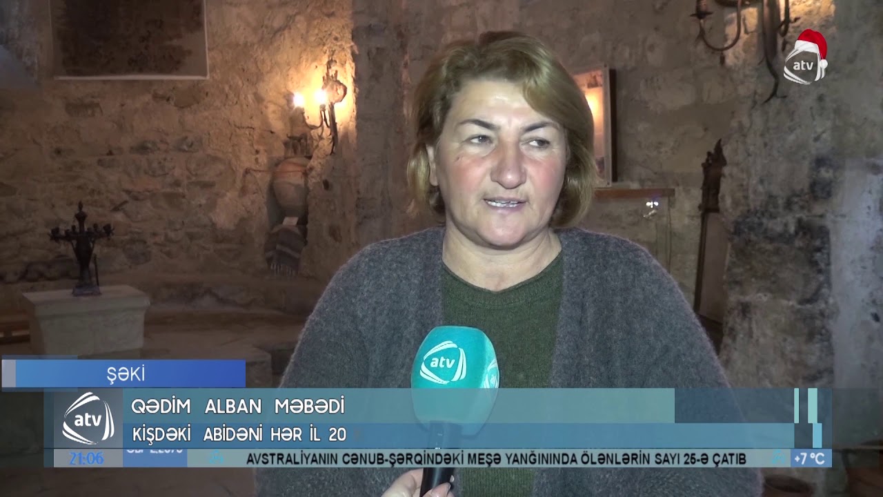 Şəkidə qədim alban məbədi