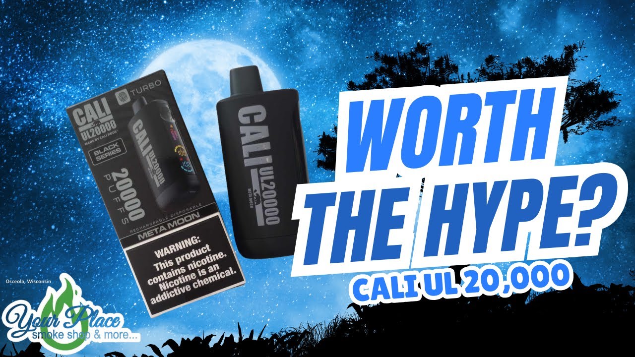 🚀 Cali UL 20000 Black Series Review &ndash; The Batmobile of Vapes! 🔥💨 (Turbo Mode Activated!)