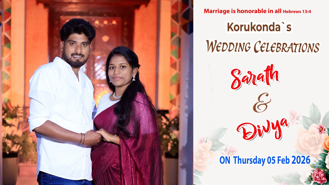 KORUKONDA`S WEDDING CERMONY|| SARATH +DIVYA || || 05-02-2026 ‪@ravitejakakara‬ 📸