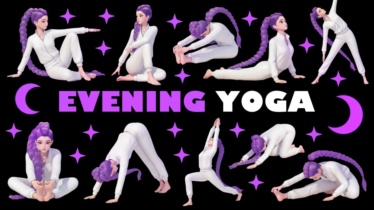 Evening yoga with RUMI | yoga for kids | yoga with kpop demon hunters 