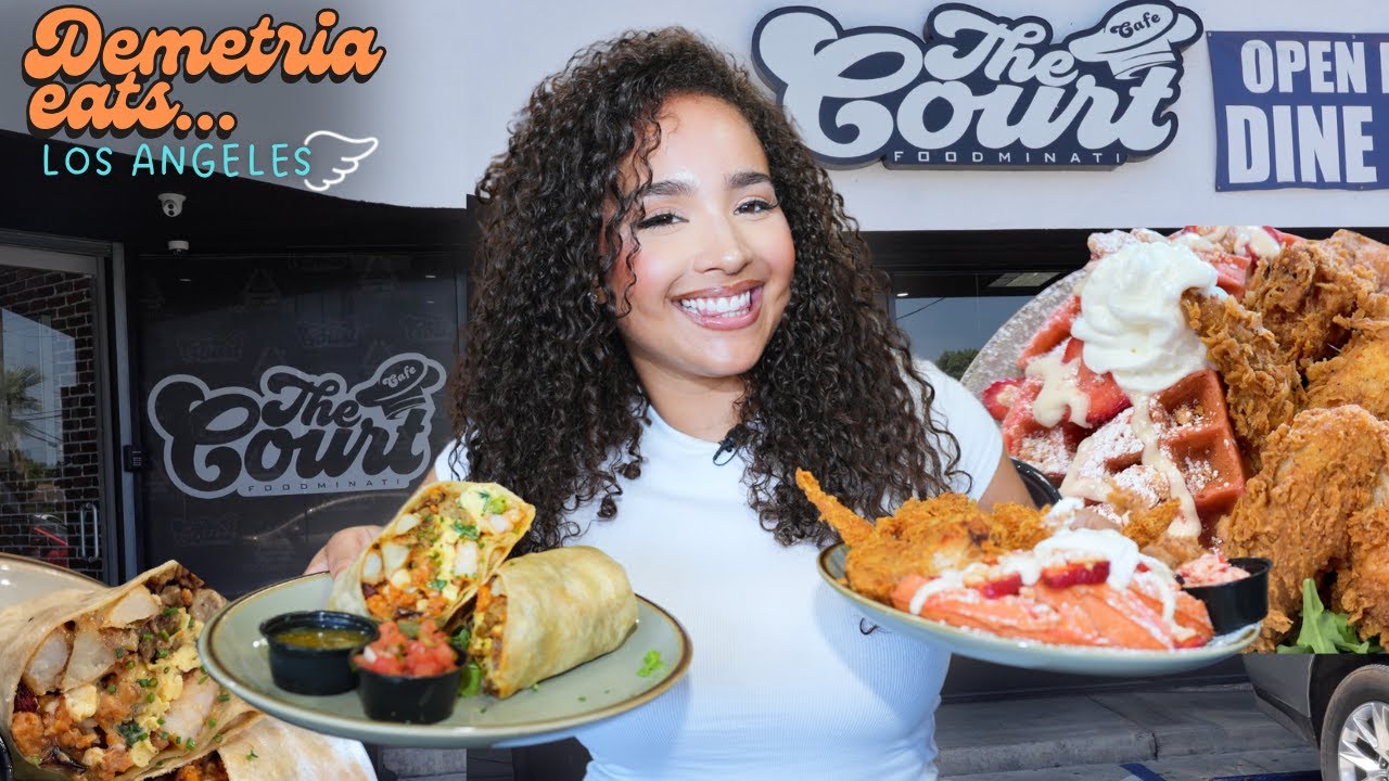 Demetria Eats: Best Brunch in LA? The Court Cafe - Is It Worth the Hype?