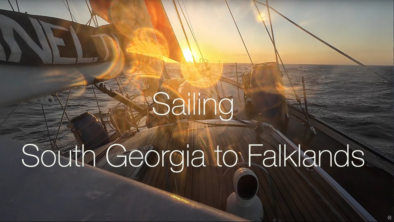 Sailing from South Georgia to Falklands