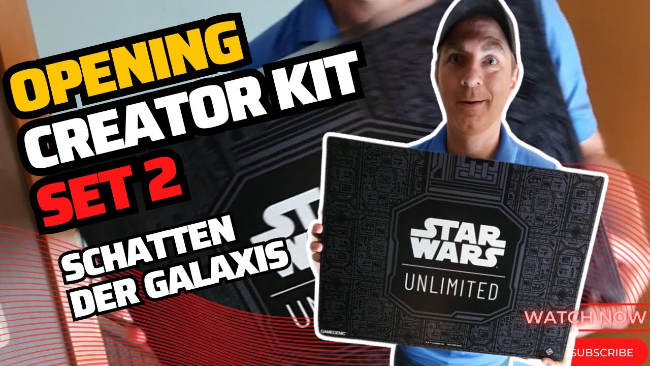 Unboxing: Unglaubliches Presse-Kit von Asmodee / FFG | SWU SET2 Creator Kit Werbung | Deutsch