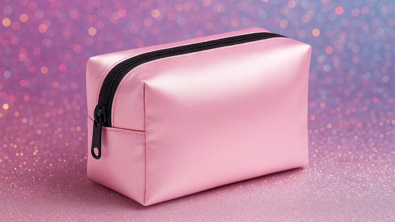 How to make Cosmetic pouch 👝 😍 /zipper pouch/multipurpose pouch/Boxy pouch/Bag cutting and stitching