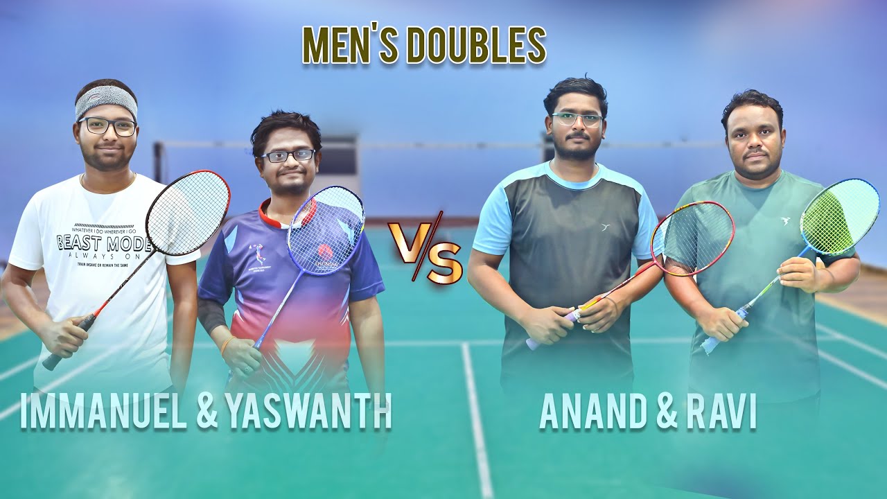 Badminton match Anand/ravi vs Immanuel/yaswanth @badminton-18A