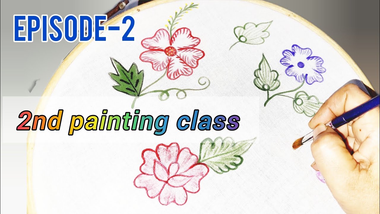 [Episode-2] 2nd painting classలో  designs కూడా చెప్పాము ...🎨🖌