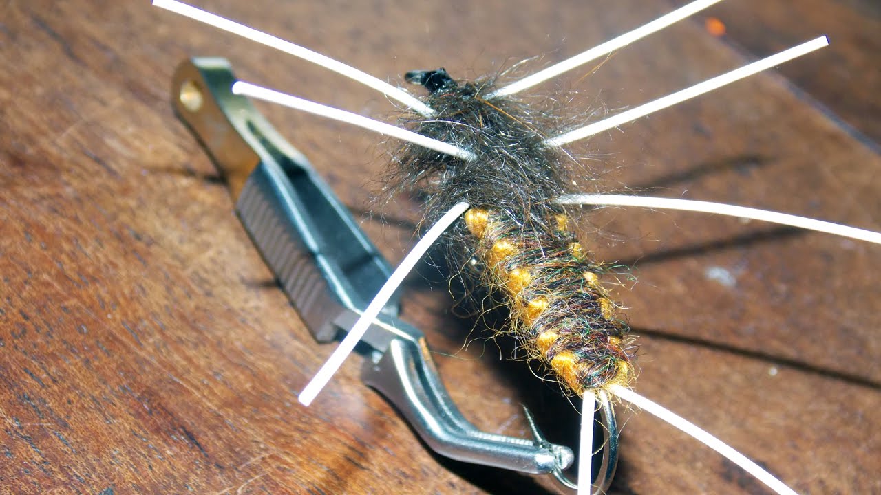 Rubber Legs Stone fly tying instructions by Ruben Martin