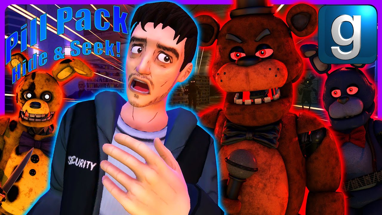 Gmod FNAF | Прятки с таблетками! [Часть 39]