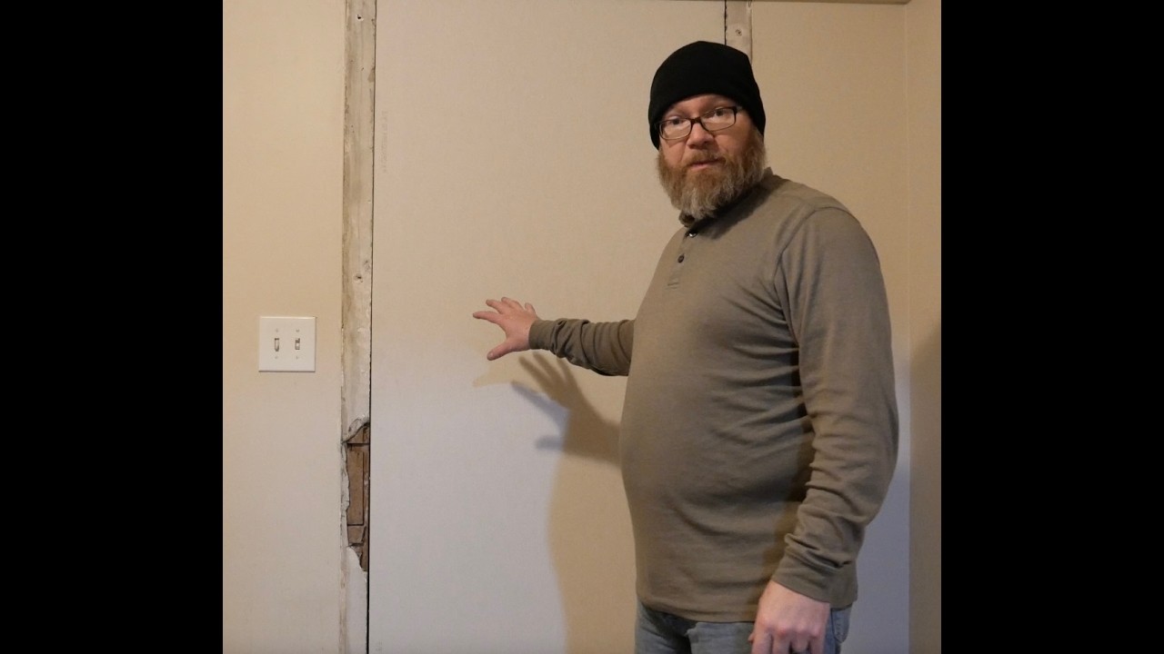 Home Project   converting a bad door into a more usable wall