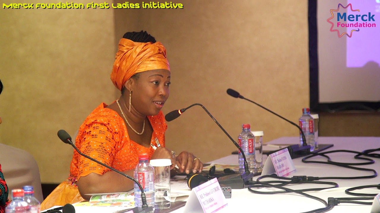 H .E Madam Fatima Maada Bio Intervention Merck Foundation First Ladies Initiative Committee Meeting