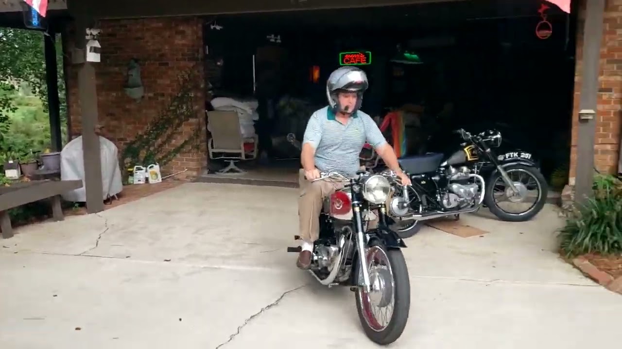 1956 Matchless G80S Starting & Riding