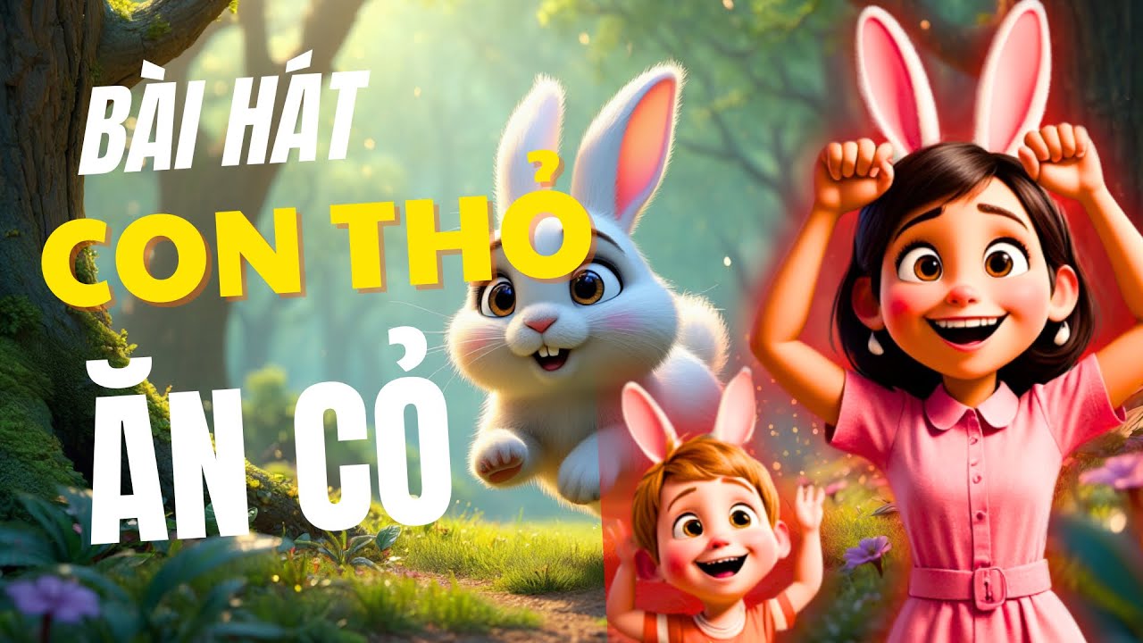 B&Agrave;I H&Aacute;T: CON THỎ ĂN CỎ #contho #nhacthieunhi #tr&ograve;chơichob&eacute;