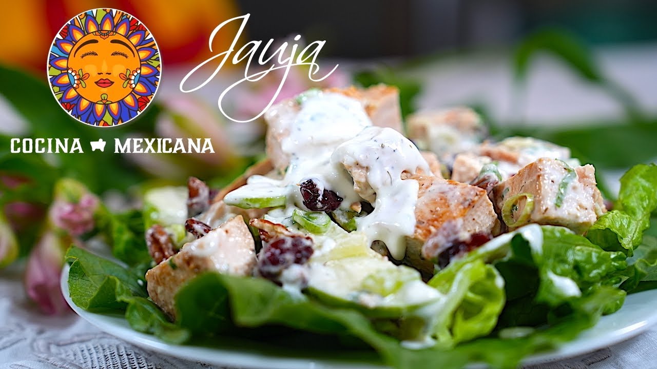 Ensalada de Pollo con Aderezo Ranch Casero