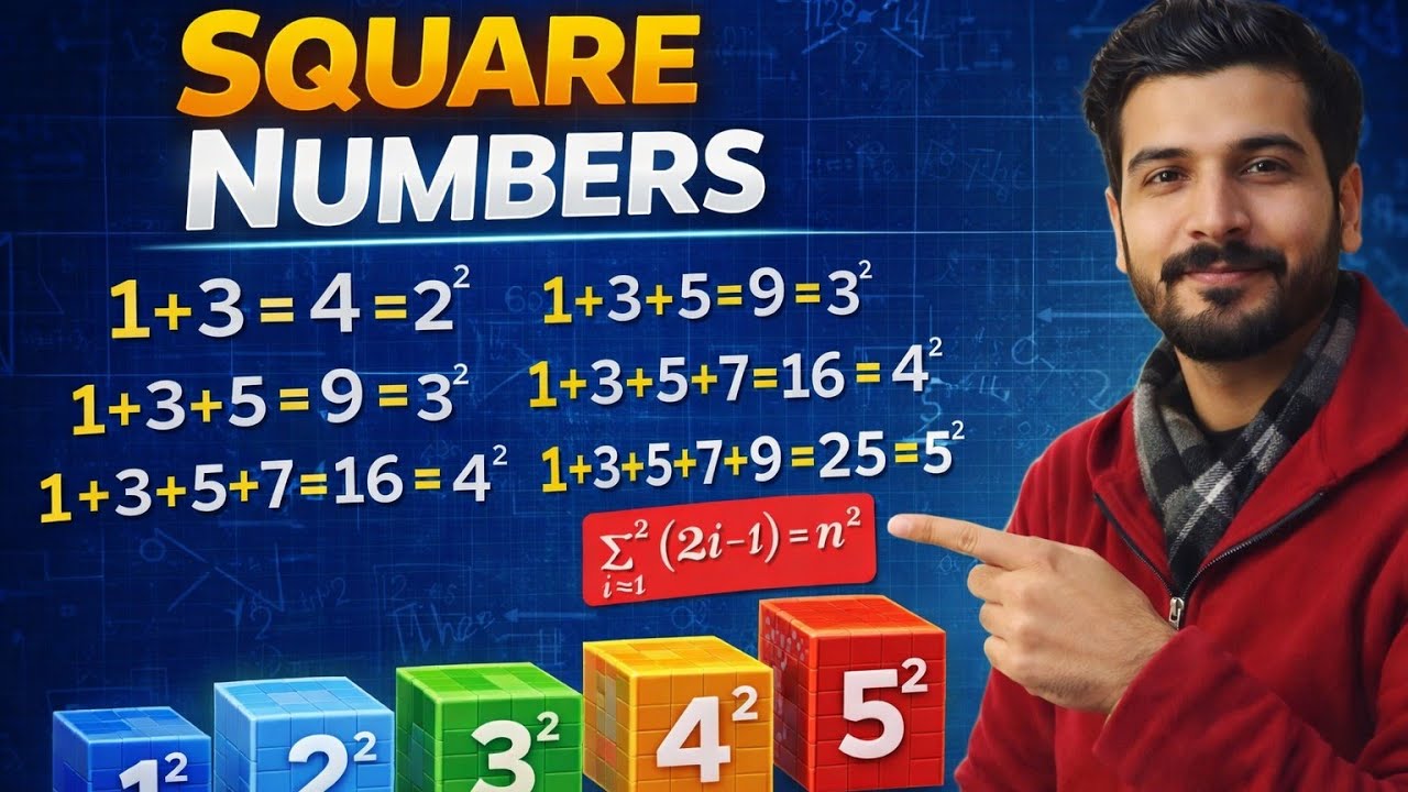 Every Square Number Is a Sum of Odd Numbers | Beautiful Math Pattern