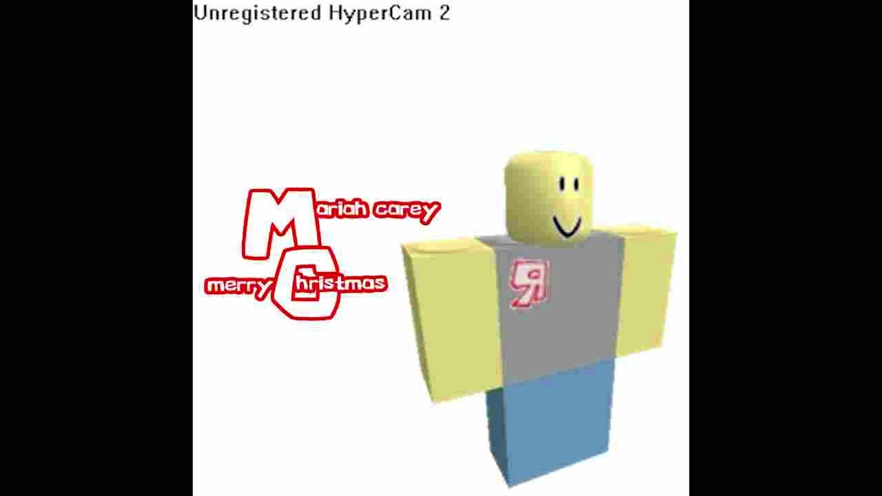 All I Want For Christmas Is You but it's sounds like straight out from a 2009 old Roblox song