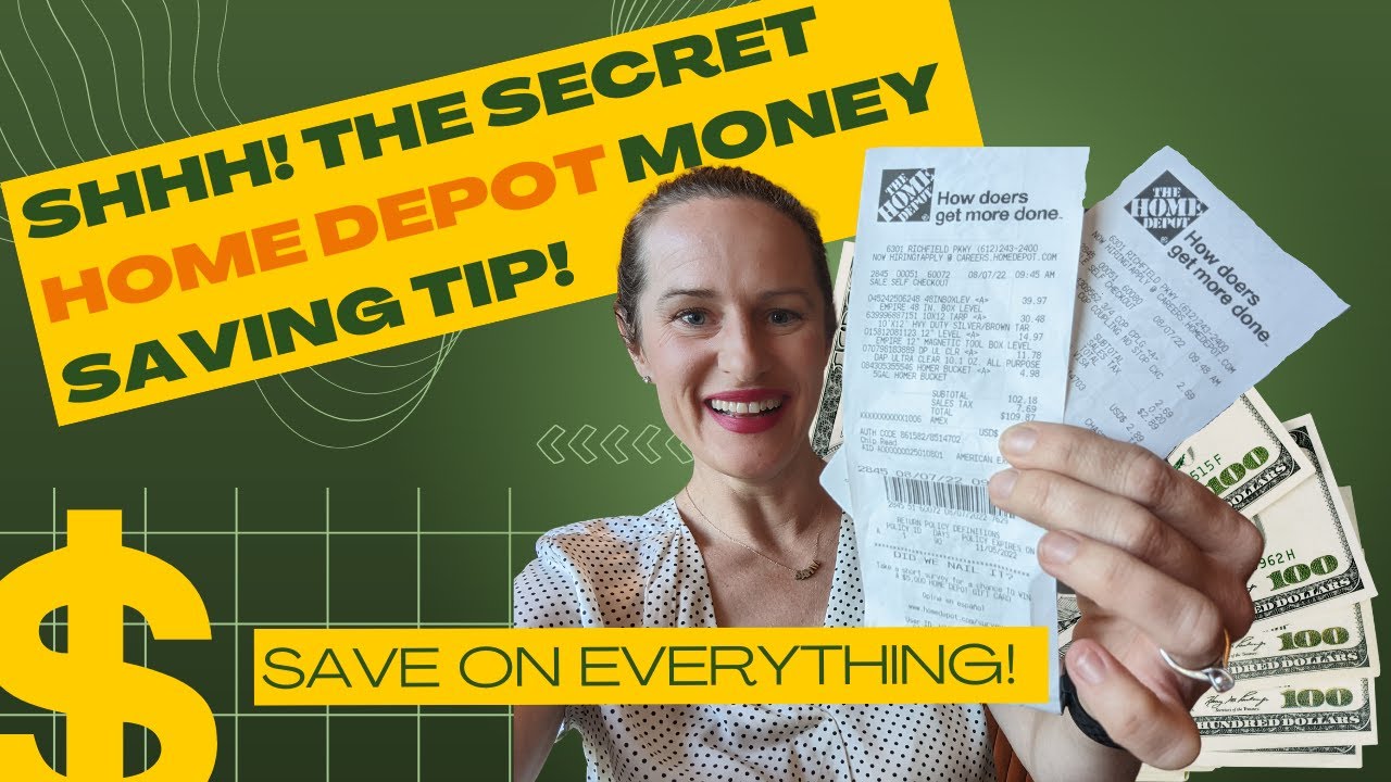 The Secret Home Depot Savings Hack- YOU'LL THANK ME ONCE YOU TRY IT!! (DIY Home Reno trick)