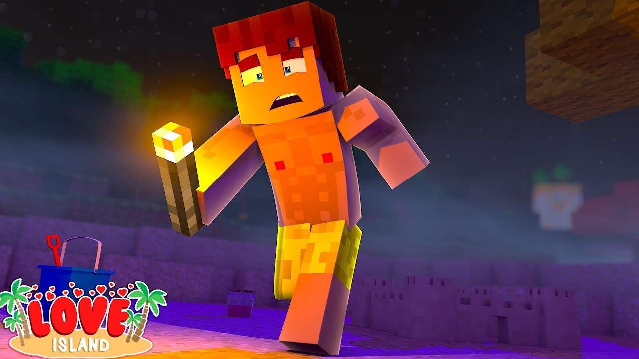 SCUBA STEVE HAS THE WHOLE ISLAND TO HIMSELF - Minecraft LOVE ISLAND