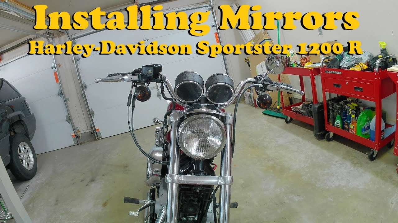 Installing Mirrors on a Harley-Davidson Sportster