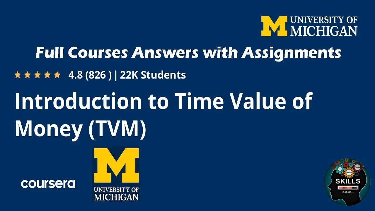 Time Value of Money (TVM) | Coursera Quiz Answers | Online MBA Programs | MBA Finance Online